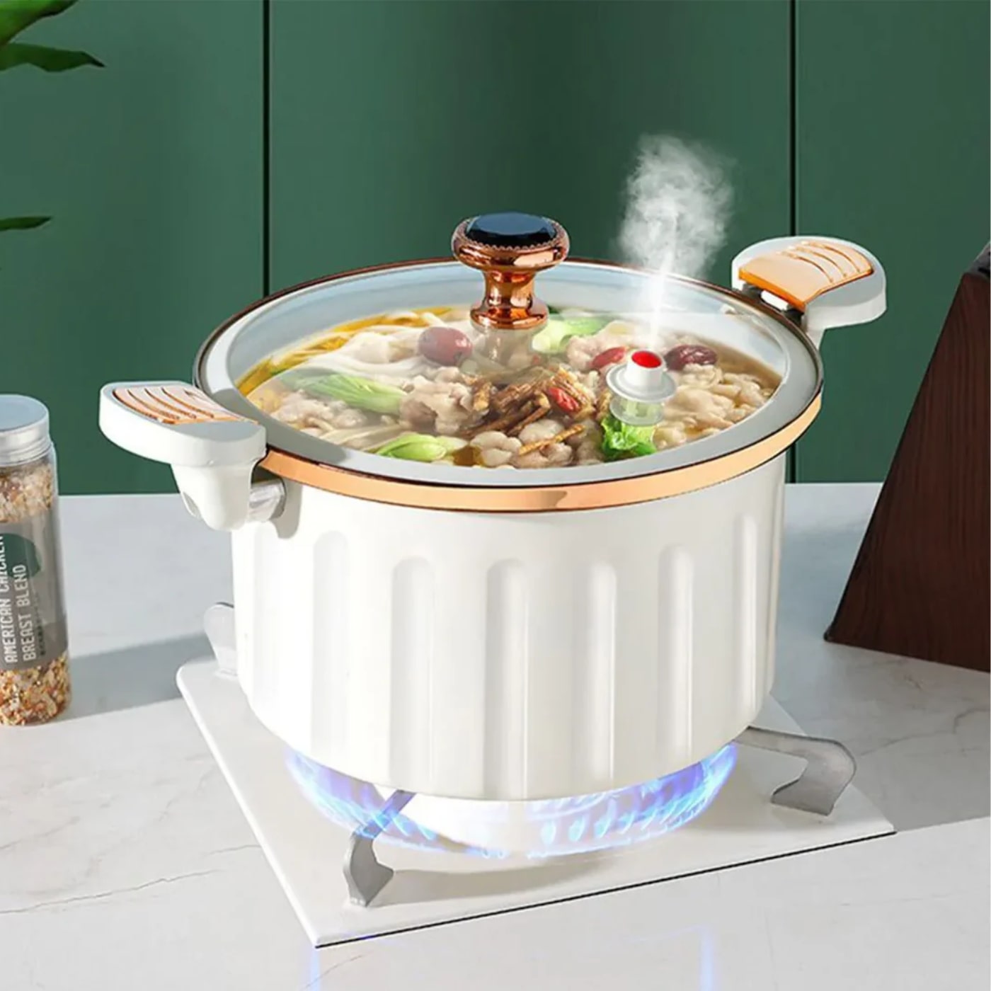 ChefPress™ – Olla de Micro Presión Antiadherente